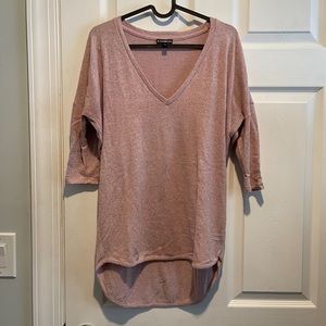 SOLD Pink Quarter Sleeve Express shirt